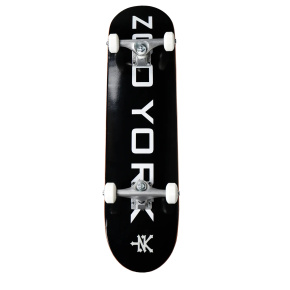 Zoo York Logo Block Complete Skateboard (8 "| Negro / Blanco) Zoo York Logo Block Complete Skateboard (8 "| Negro / Blanco)