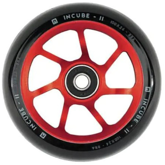 Rueda Ethic Incube V2 100mm Rojo