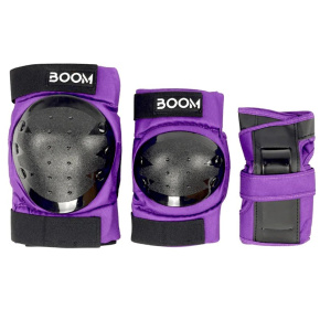 Juego de protectores Boom Classic M morado Juego de protectores Boom Classic M morado