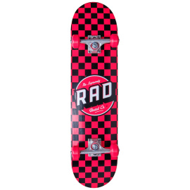 Juego de patinetas RAD Checkers (7.75"|Rojo)