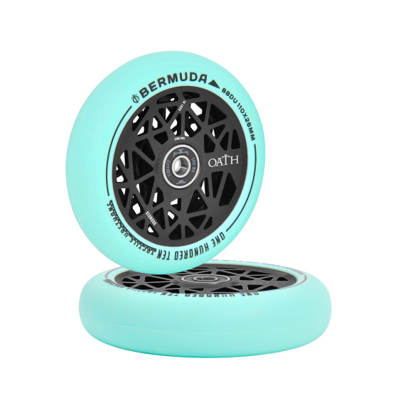 Wheels Oath Bermuda 110mm verde azulado 2pcs