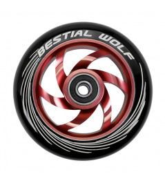 Rueda Bestial Wolf Twister 110mm rojo
