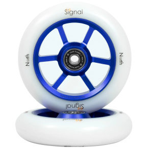 North Scooters Signal Kolečka Na Freestyle Koloběžku 2-balení (110mm|Violet / White) North Scooters Signal Kolečka Na Freestyle Koloběžku 2-balení (110mm|Violet / White)