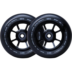 Ruedas North Signal 110mm Mate Negro 24mm