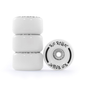 Ruedas luminosas Rio Roller - Escarcha blanca - 58mm x 33mm