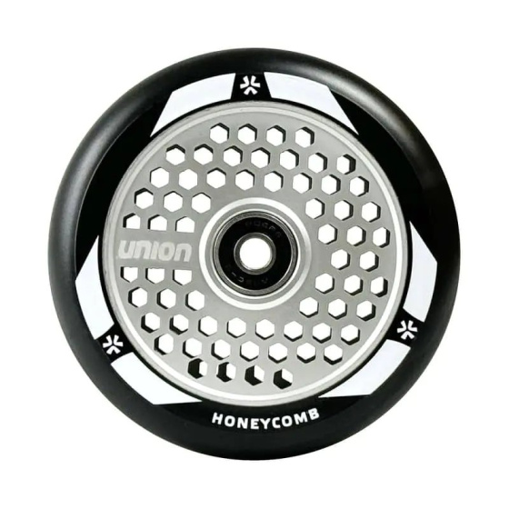 Rueda Scooter Union Honeycomb Pro 110mm Negro/Plata