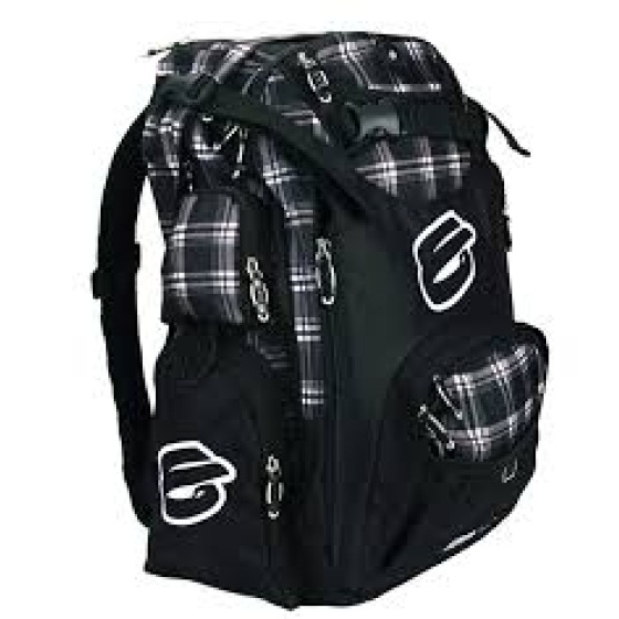 Mochila Elyts Plaid gris