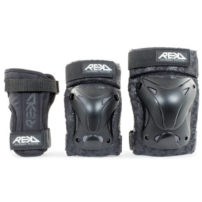 REKD Recreational Triple Pad Set - Negro - X Pequeño REKD Recreational Triple Pad Set - Negro - X Pequeño
