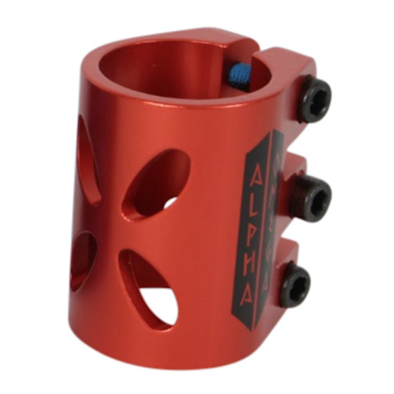 Manguito AO Triple Lineal rojo