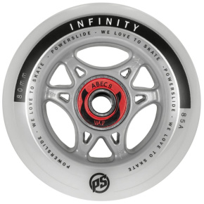 Ruedas Powerslide Infinity RTR con rodamientos Abec 9 (4pcs), 80, 85A