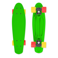 Patineta FIZZ BOARD Verde, Rojo-Amarillo PU, verde
