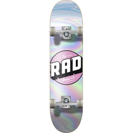 Monopatín completo progresivo con logotipo de RAD (8"|Holográfico)