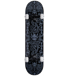 Speed Demons Bandana Skateboard Komplet (8.25" | Černá/Stříbrná)