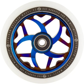 Rueda Striker Essence V3 Blanco 110mm Azul Cromado
