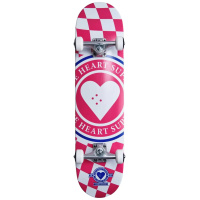 Heart Supply Insignia Check Skateboard Completo (7.75"|Rosa)