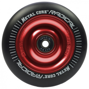 Metal Core Radical 110 mm rueda negro-rojo