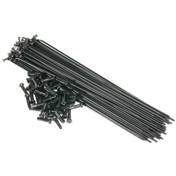 Kit de radios de rueda de sal (184 mm | Negro)