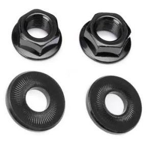 Tuerca eje Salt CNC BMX (10mm|Negro)