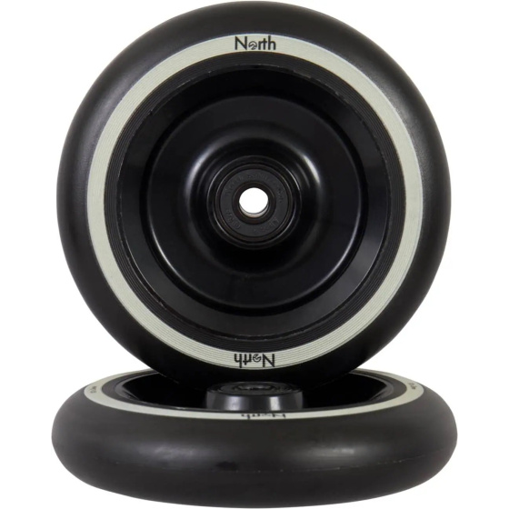 Rueda de patinete North Fullcore (24 mm | Negro mate/Pu negro)