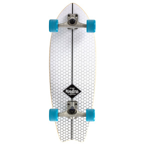 Cola de pez Mindless Surf Skate - Blanca - 9.75" x 29.5" Cola de pez Mindless Surf Skate - Blanca - 9.75" x 29.5"