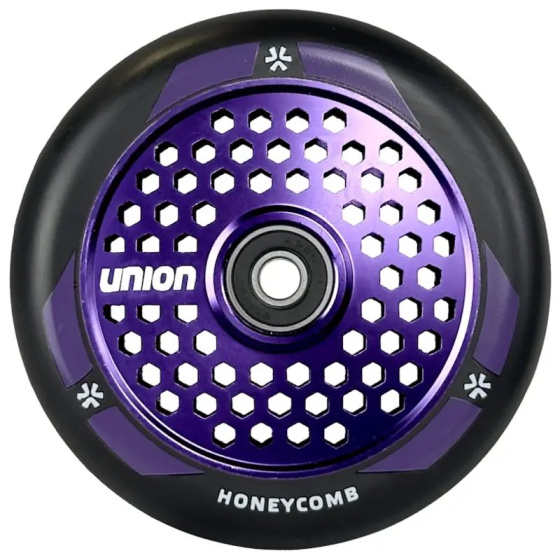 Kolečko Union Honeycomb 110mm Black/Polished Purple