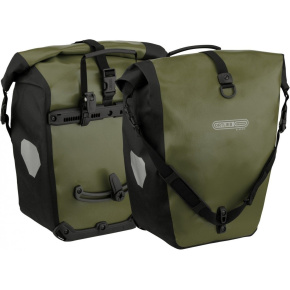 Ortlieb Bag Ortlieb Back-Roller Classic, bolsas laterales impermeables para scooter, par verde oliva