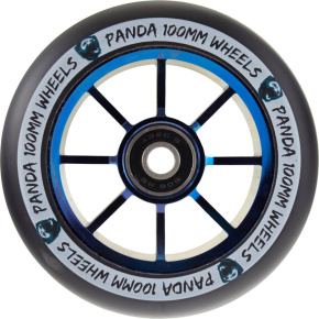 Rueda Panda Spoke V2 100mm Azul Cromada