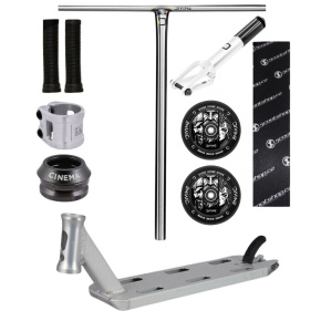 Freestyle koloběžka Divine X Longway Kaiza stříbrná