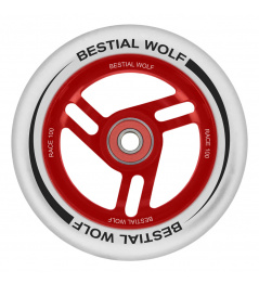 Bestial Wolf Race 100 mm blanco rueda blanca
