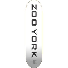 Zoo York Classic Logo Block Skate Board (8"|Blanco)