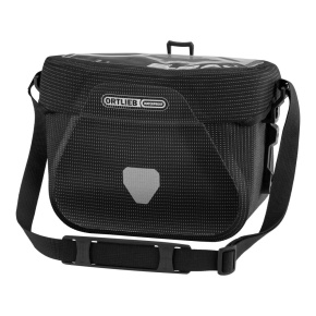 Ortlieb Bag Ortlieb Ultimate Six High Visibility - 6.5 L, bolsa reflectante impermeable para manillar negro
