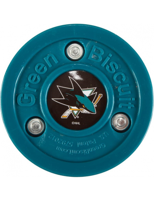 Puk Green Biscuit NHL San Jose Sharks