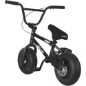 Mini bicicleta BMX Wildcat Venom 2A (negra/plateada|con freno)
