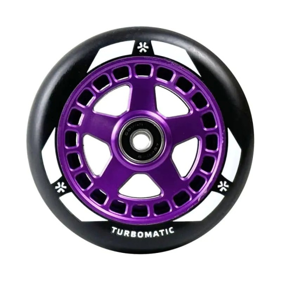 Rueda Scooter Union Turbomatic V2 Pro 110mm Violeta/Negro