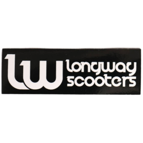 Pegatina Longway Logo Negro