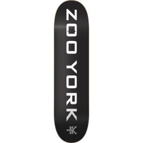 Zoo York Classic Logo Block Skate Board (8"|Negro)
