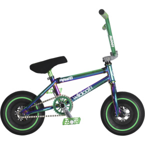 Bicicleta Mini BMX Wildcat Joker Original 2C (Verde/Negro|sin frenos)