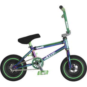 Bicicleta Mini BMX Wildcat Joker Original 2C (Verde/Negro|sin frenos) Bicicleta Mini BMX Wildcat Joker Original 2C (Verde/Negro|sin frenos)