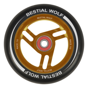 Bestial Wolf Race 110 mm rueda negro naranja