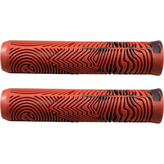 Puños North Industry Black/Red Swirl
