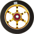 Rueda de scooter profesional Logic de 6 radios de 110 mm (110 mm | Dorado)