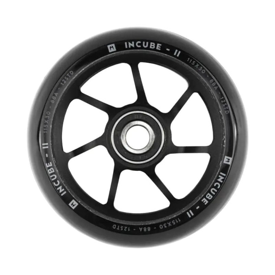 Rueda Ethic Incube V2 12STD 115mm Negro