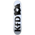 Tabla de skate KFD Logo Flagship (8.75"|Blanco)