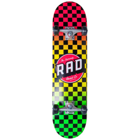 Juego de monopatín progresivo RAD Checkers (8"|Rasta)