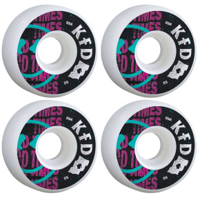 KFD DIY Skate Ruedas 4-Pack (53mm|Teal)