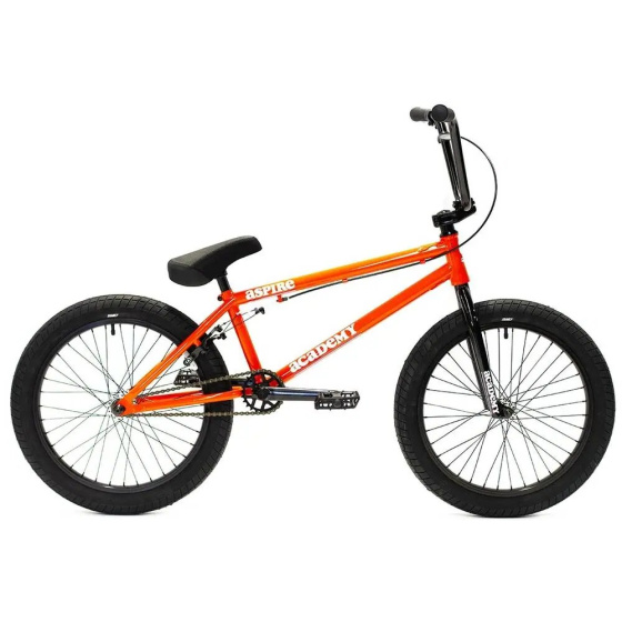 Bicicleta BMX Academy Aspire 20'' 2022 Freestyle (20.4"|Naranja de seguridad)