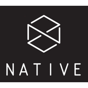 Adhesivo Native Logo negro