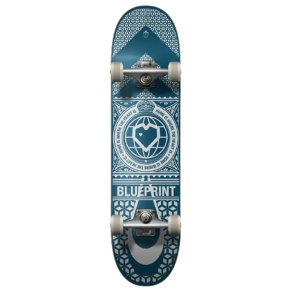 Blueprint Home Heart Skateboard Komplet (8"|Light Blue) Blueprint Home Heart Skateboard Komplet (8"|Light Blue)