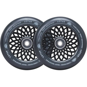Ruedas Root Lotus 110x24mm Negro / Negro 2pcs
