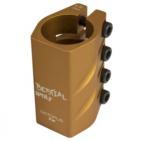 Bestial Wolf Octopus manga dorada